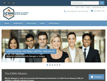 Tablet Screenshot of db.icrm.org